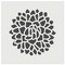 Beautiful Dahlia Flower Wall Cookie DIY Craft Reusable Stencil